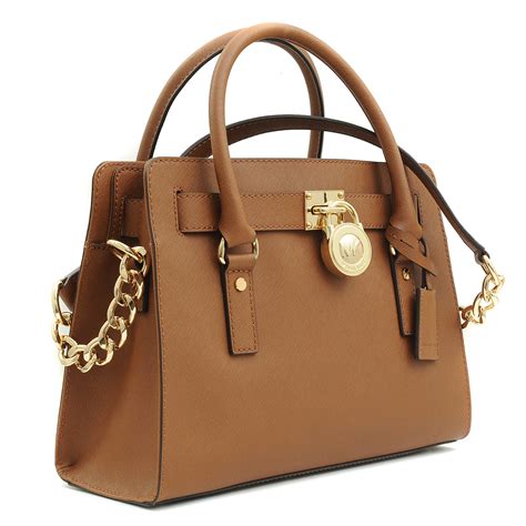 michael kors hamilton medium leather satchel|Michael Kors Hamilton Saffiano Leather Medium .